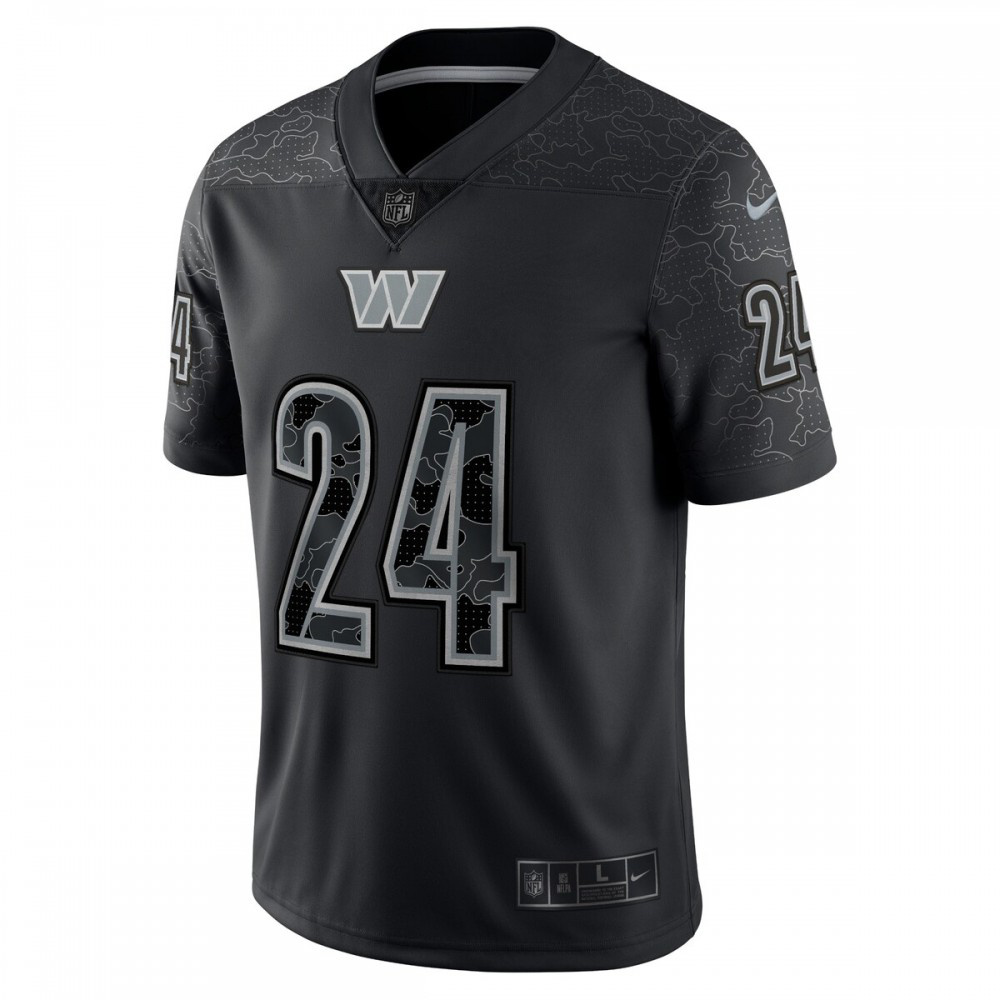 Antonio Gibson Washington Commanders Nike RFLCTV Limited Jersey - Black-GridironStore